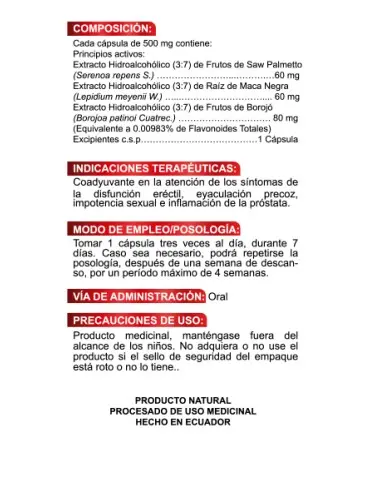 Suplemento natural para la Próstata -...